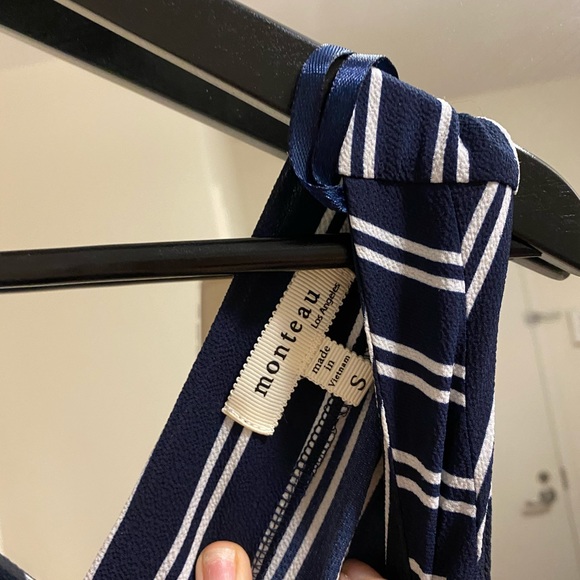 Monteau Striped Jumpsuit - Picture 3 of 7